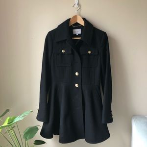 Laundry by Shelli Segal Skirted Pea Coat